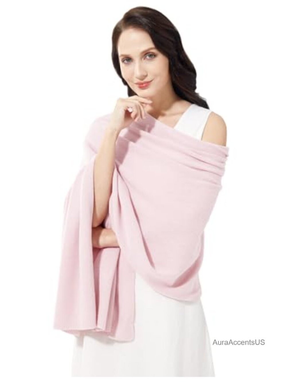 Cashmere Wool Wrap Scarf Stole Travel Chic Women Extra Large